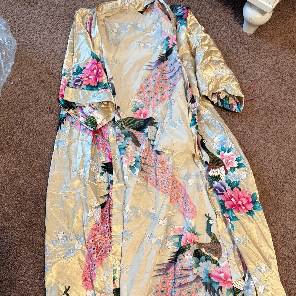 Silk Japanese robe